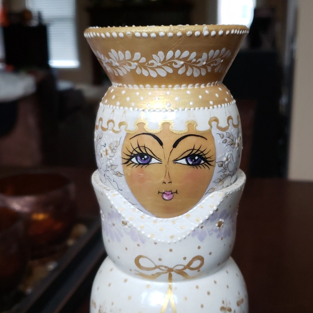 Unique Russian Stacking Doll - Picture 2 of 6